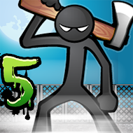 Anger of Stick 5: Zombie (مهكرة، أموال غير محدودة)