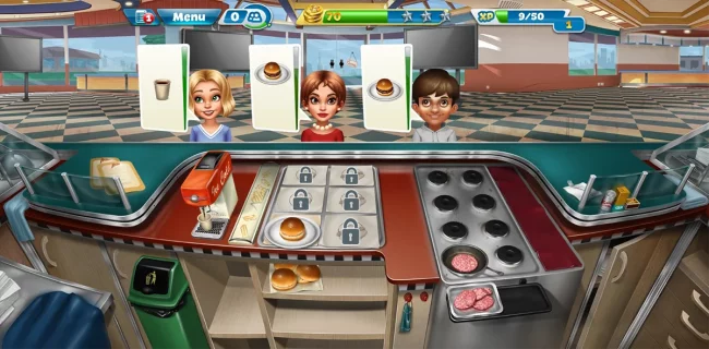 Cooking Fever (MOD, Unlimited Coins/Gems)